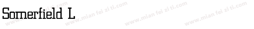 Somerfield Light字体转换